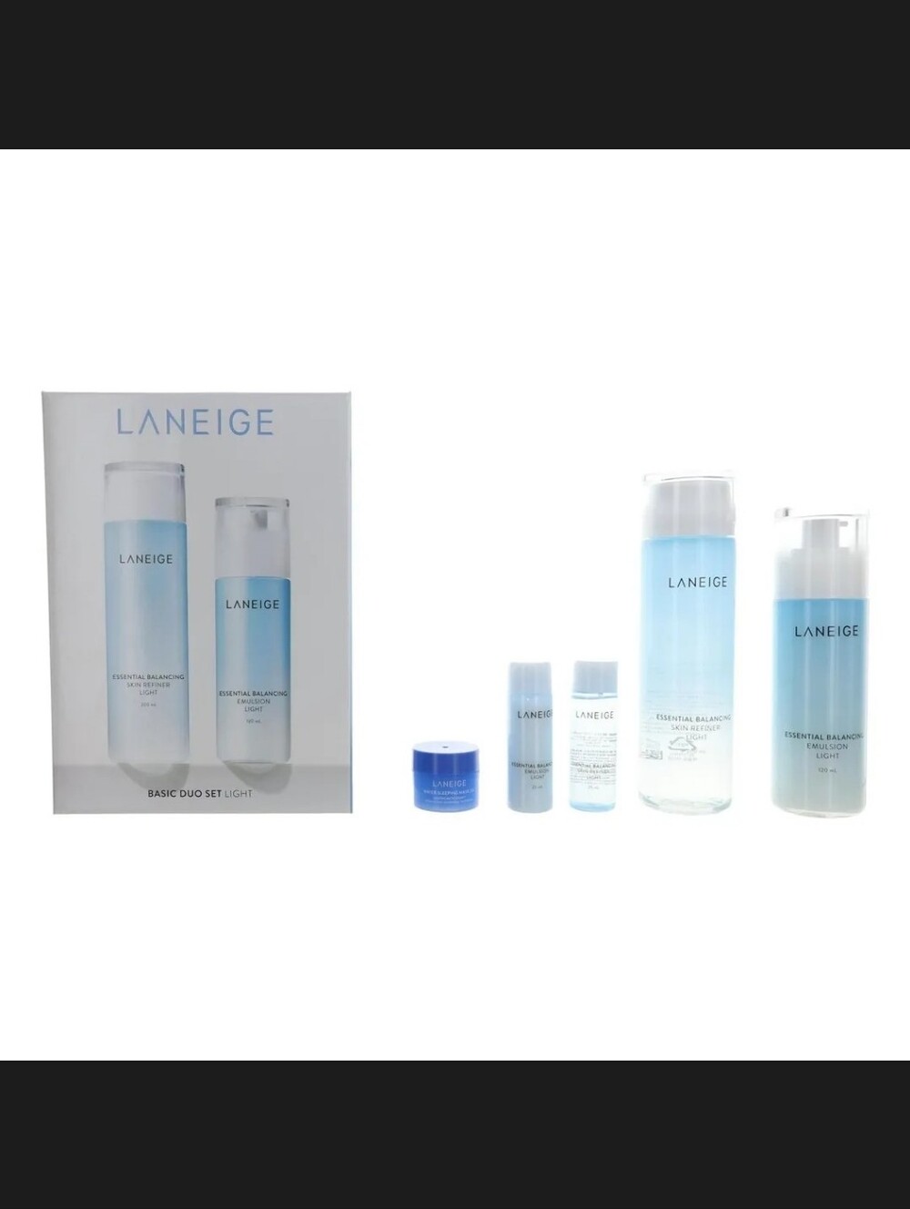 LANEIGE Moisture Duo Set - Light Blue Hydrating Kit